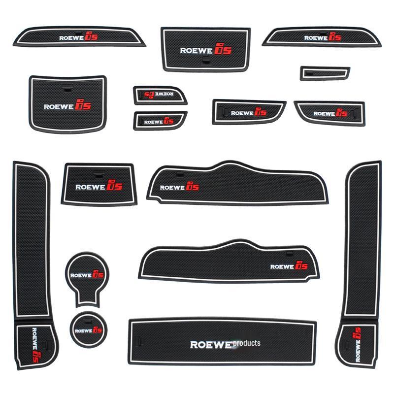 21 Roewe I5 Cup Holder and Door Slot Mat for Interior Decoration