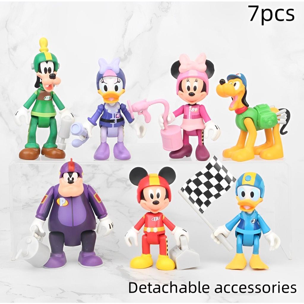 Disney Mickey Mouse Friends Collectible Figure Set Toy Ornament For Kids