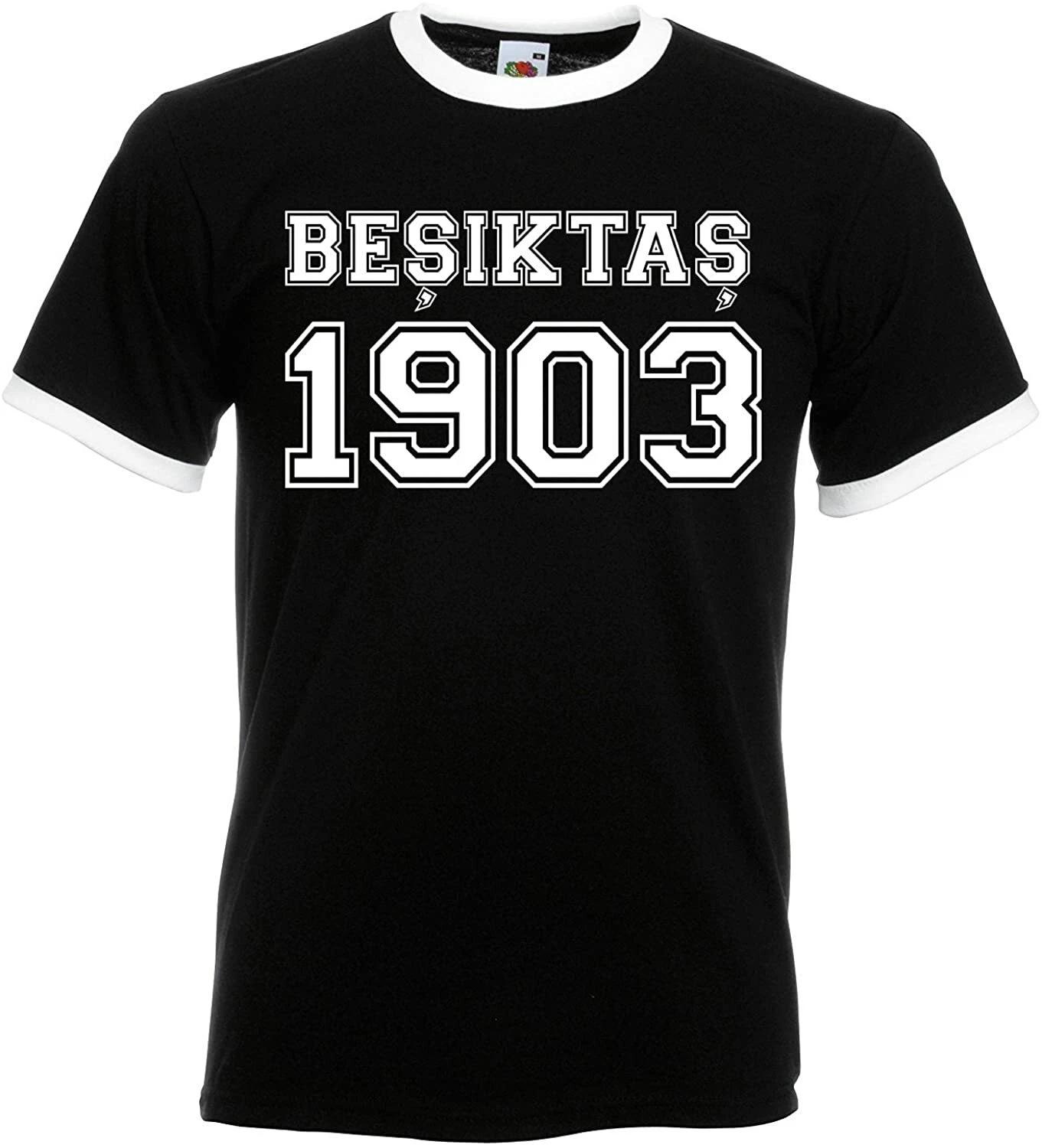 Youth Designz Mens T-Shirt Besiktas Istanbul Kartal Eagle Jersey Fan Football L