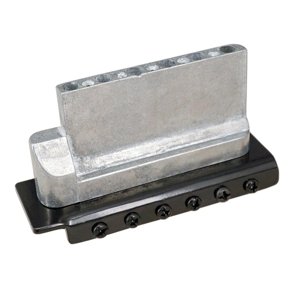 Tremolo-Brückensystem für 6-saitige E-Gitarren mit Whammy-Bar als Ersatz für den Saitenhalter.