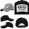 Newyourk Embroidered Baseball Cap Wide Brim Duck Tongue Hat Casual Style Black