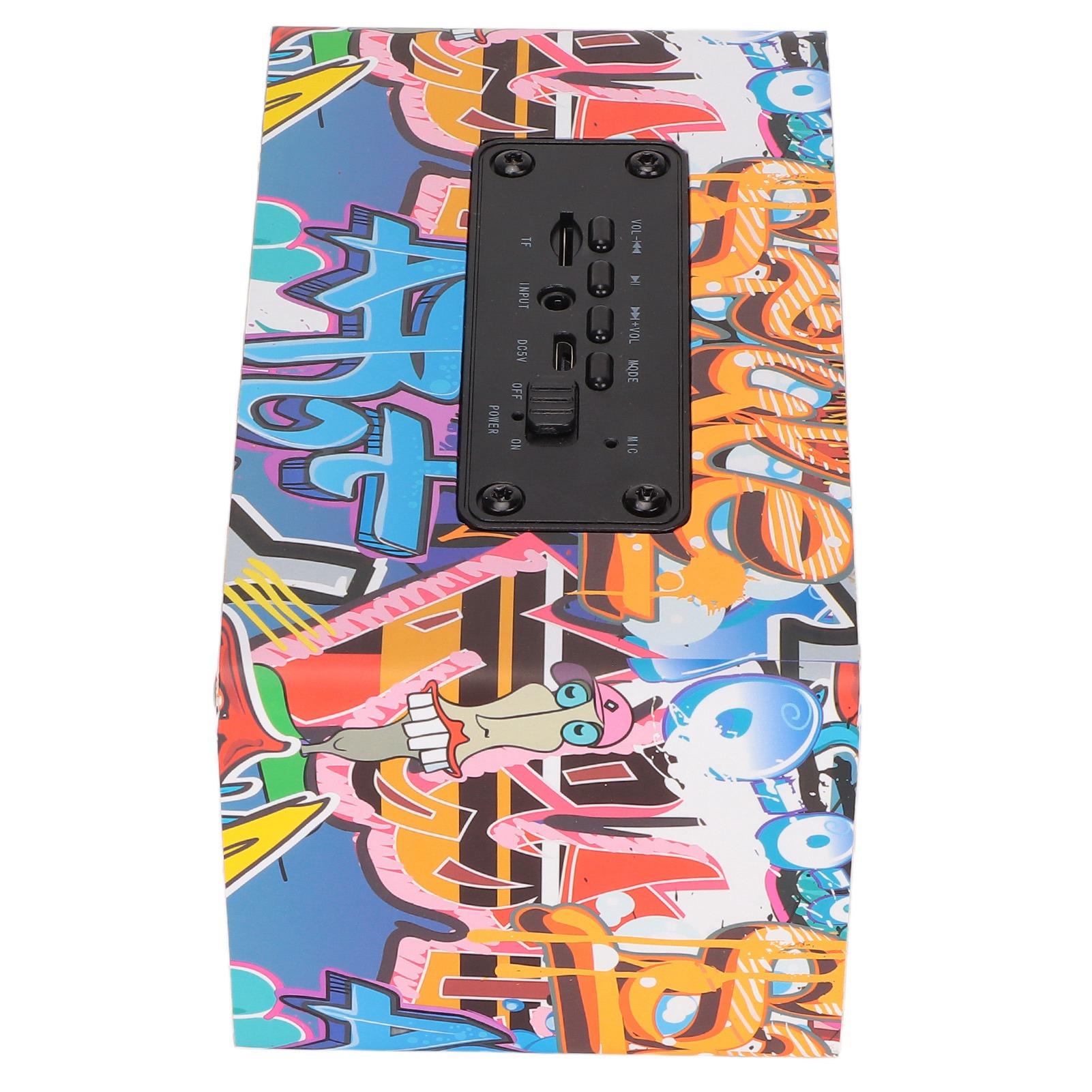 

Speaker Heavy Bass USB Rechargeable Support Memory Card MP3 Input Wireless Speaker for Home Party