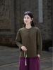 Women's Spring-Summer Ramie Zen Practice Top - Chinese Retro Style