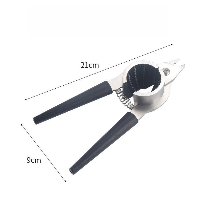 Household Multi-function Stainless Steel Shell Opener Walnut Melon Seeds Pliers Pecan Nut Shell Peeler чёрный