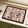 Non-slip Diatomaceous Mud Drying Mat for Kitchen Coffee Maker Super Absorbency Quick-Dry Mat Heat-Resistant Anti-Scald Table Pad