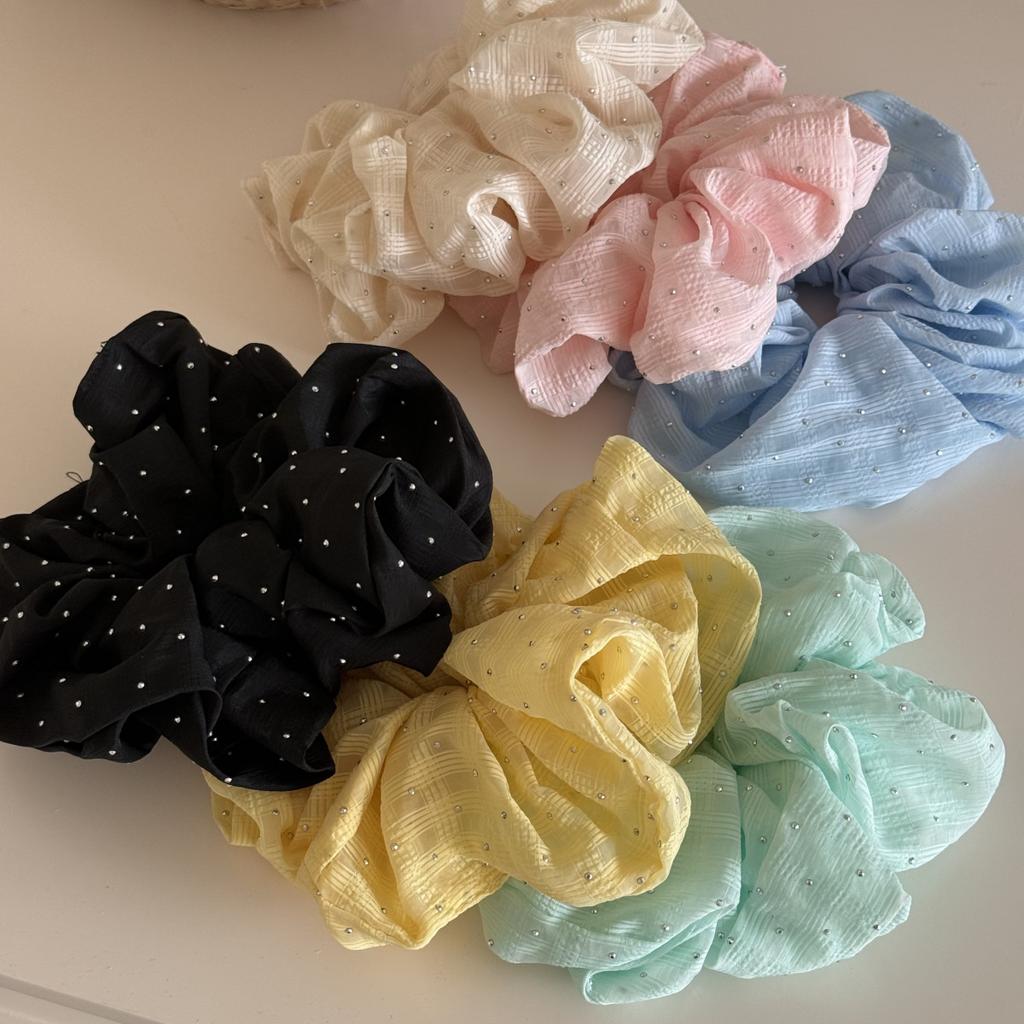 Bentiță Elegantă Stil Retro Francez Lux Înalt de Gamă cu Puncte - Elastic de Păr Simplu Artistic cu Elasticitate Ridicată, Accesoriu de Păr