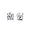 Pair of Zircon Punk Magnetic Ear Clip Earrings - Strong Hold, Hot Selling