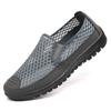 2014 Summer Loafers Male Tennis Shoes Breathable Mesh Surface Middle-aged Daddy Soft Bottom Anti-slip Elderly Leisure Men Shoes