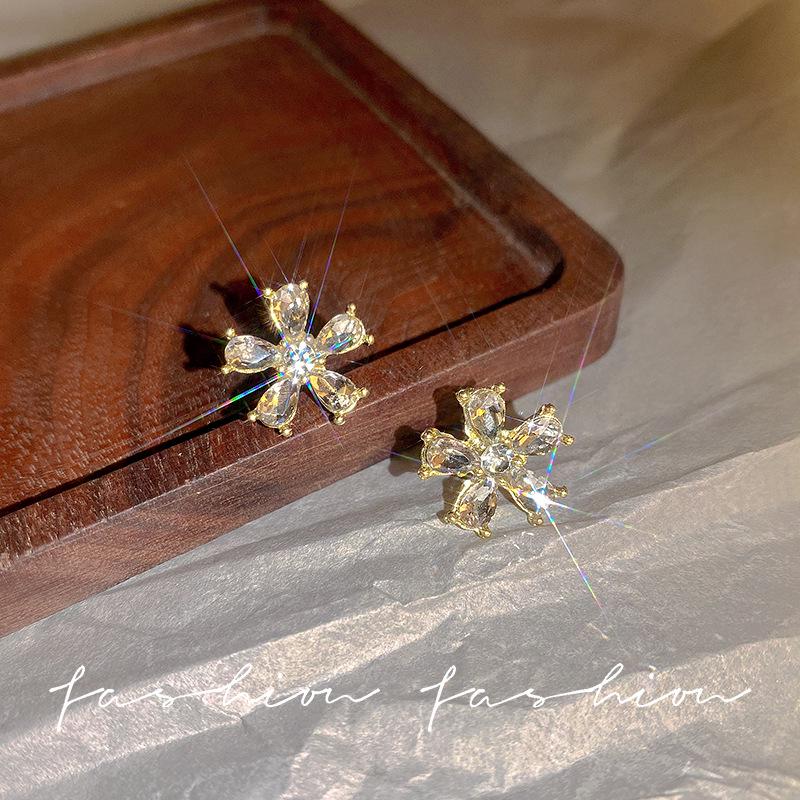 

925 Sterling Silver Needle Earrings - Korean Style Niche Popular Internet Celebrity Accessories