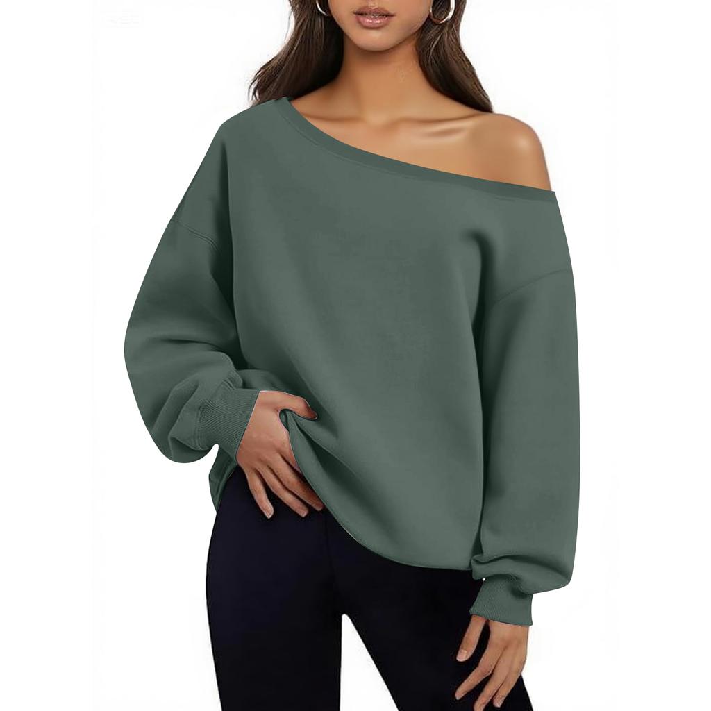 Women's Casual Asymmetric Hoodie with Slanted Hem for Daily Wear