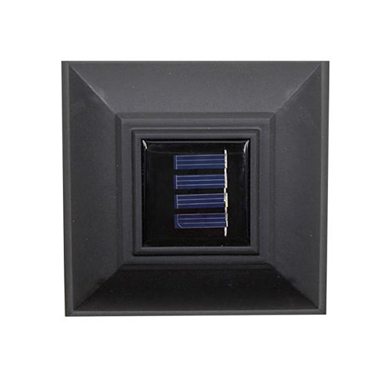 Solar Powered LED Garden Yard Pillar Lamp Outdoor Decorative Auto On/Off Light