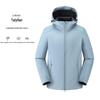 Men's 75D Unisex Fleece Softshell Hooded Mountaineering Jacket