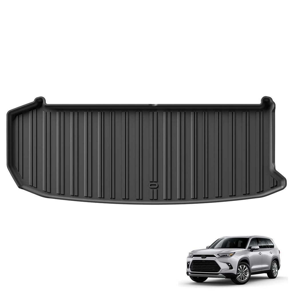 Fit for 2025 Toyota Grand Highlander (Include Hybrid) & Lexus TX Car Floor Mats Cargo Liner Pad TPE 3D Left Hand Drive