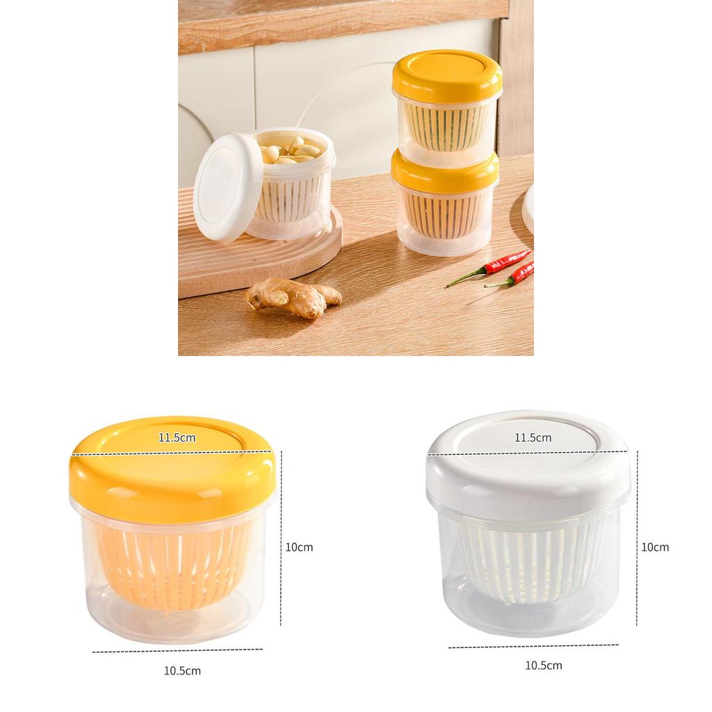 Plastic Food Storage Container With Lid For Fruits And Vegetables Home Kitchen Organizer