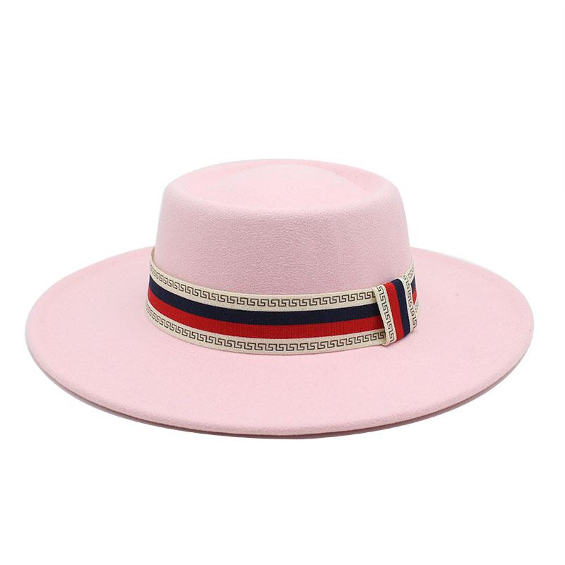 Big Brim Bump Dome Hat Woolen Top Hat Women'S Quarter British Retro Men'S Felt Hat French Jazz Hat