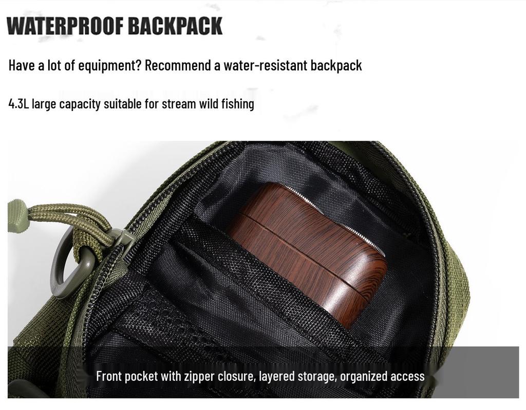 Men's Tactical Multifunctional Waist Bag - Outdoor Mountaineering & Cycling Pouch, Water Bottle Holder, Phone Bag, Crossbody Waist Belt.