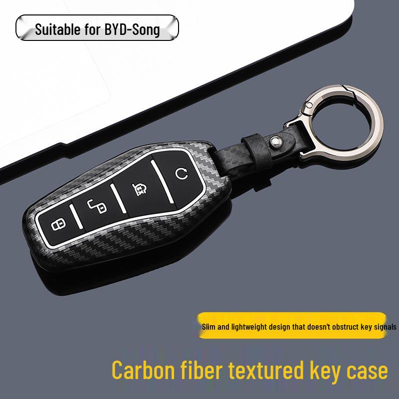 BYD Song Plus Key Case for 2021-2025 Models - Compatible with Song Pro, Song Ld/Max EV Car Accessories Shell