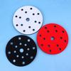6Inch 15 Holes Pneumatic Dry Grinding Head Sponge Buffer Pad Dry Grinding Machine Soft Pad Self-Adhesive Grinding Machine Tray P
