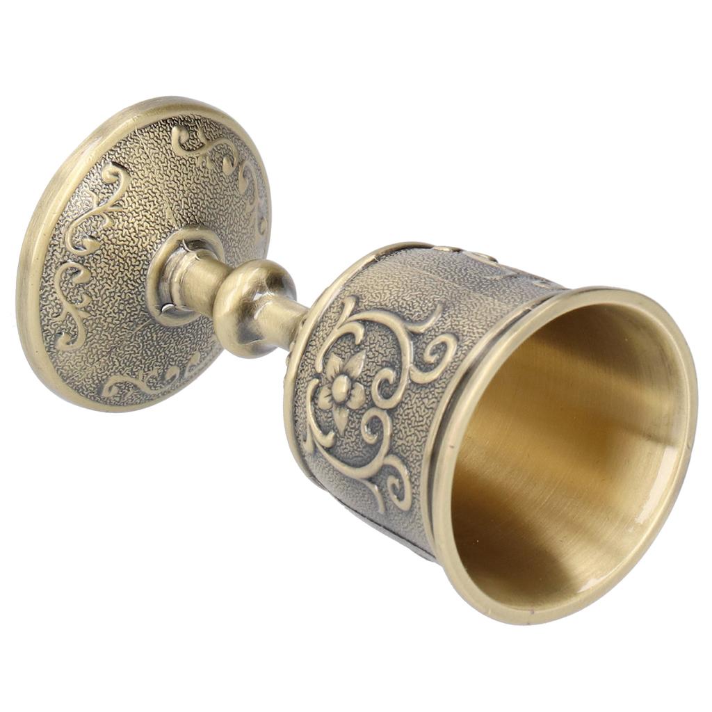Bronze Wein Tasse Vintage Becher Geprägt Europäischen Royal Kelch Whisky Trinken Party SuppliesS