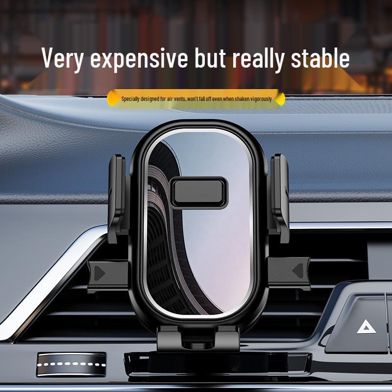 Rotatable Shockproof Car & Truck Phone Holder, Air Vent Mount, Supports Vertical/Horizontal Screens, Navigation-Focused
