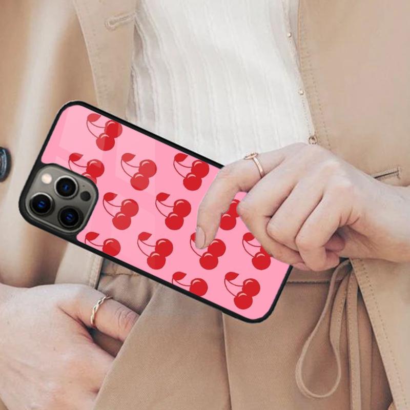 

Red Cherry Magnetic Phone Case For APPLE iPhone 17 Air 16 14 13 12 Pro Max 15 Plus Wireless Charge With MagSafe Cover iPhone 14