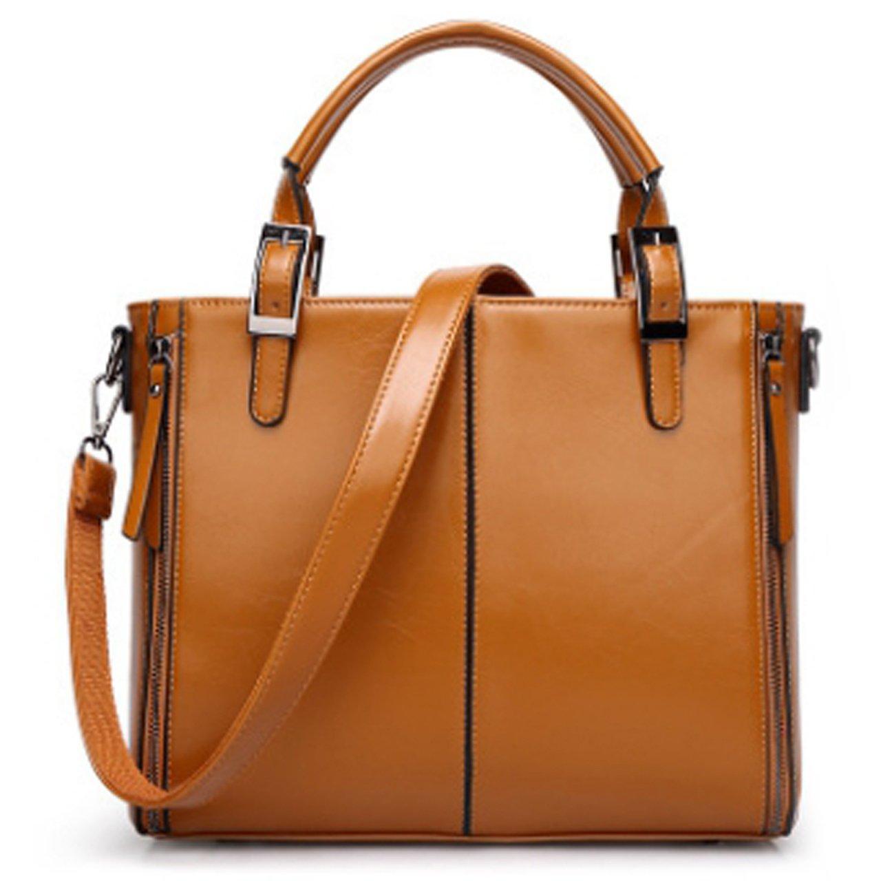

Bag Handbag Shoulder Bag Zipper 2WAY Crossbody Commuting Formal 2way Handbag Commuting Bag Pretty Business Shoulder Business Bag Large [Angel Moon] коричневий