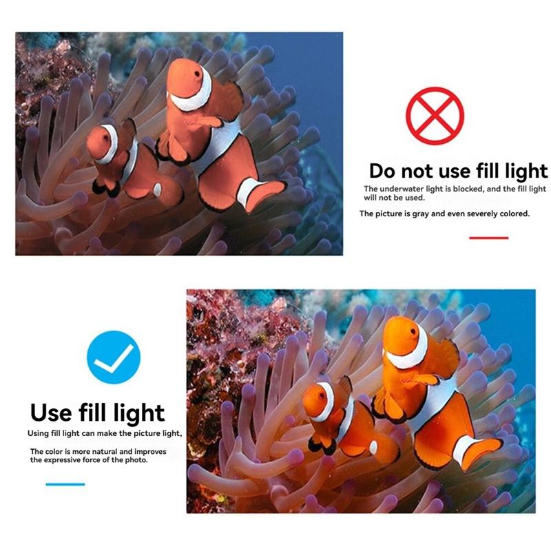 B03B-SL-101 High-Intensity 1800LM LED Diving Light Waterproof 40M For Gopro For Underwater Video And Photography