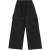 Women Y2K Cargo Pants High Waist Streetwear Hip Hop Trousers Female Big Pockets Casual Low Waist Drawstring Baggy Sweatpants