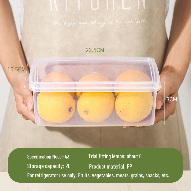 ZISIZ Plastic Transparent Food Storage Container