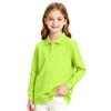 Camiseta de Uniforme Casual de Manga Larga para Niñas para la Escuela