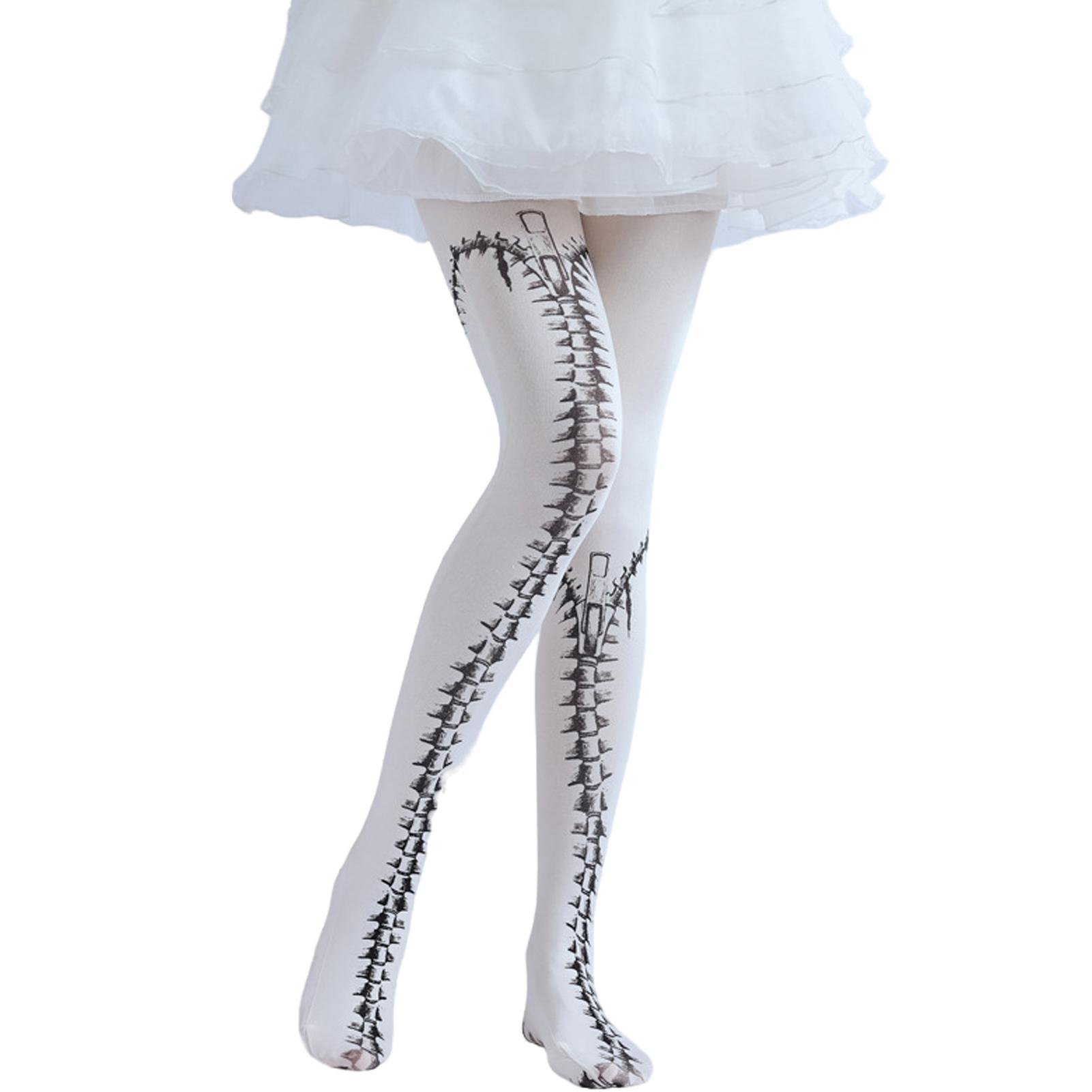 Узорчатые Цветные Колготки Фанковые и Яркие Оттенки для Стильных Леди Женские Узорчатые Фанковые Колготки с Принтом