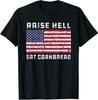 Vintage Raise Hell USA Flag Maisbrot essen T-Shirt