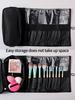 1Pcs Makeup Bag Women's Cosmetic Brush Bag Travel Organizer Makeup Brushes Fold Tools Rolling Bags Waterproof Nylon Makeup Case
