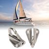 6 Pcs Fender Hooks, KIMISS Stainless Steel Spring Snap Hook Boat Ship Hardware Heavy