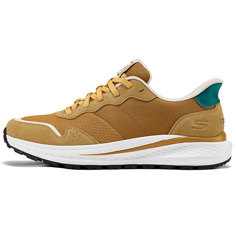 Skechers Slip-Ins Retro Comfortable Durable Lightweight Low-Top Casual Running Shoes Men sneakers Light-Yellow 211069-WTN 45