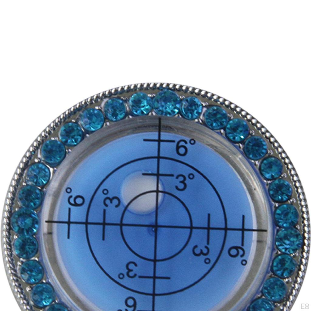 Compact Golf Training Aid: Green Reader And Circular Bubble Level