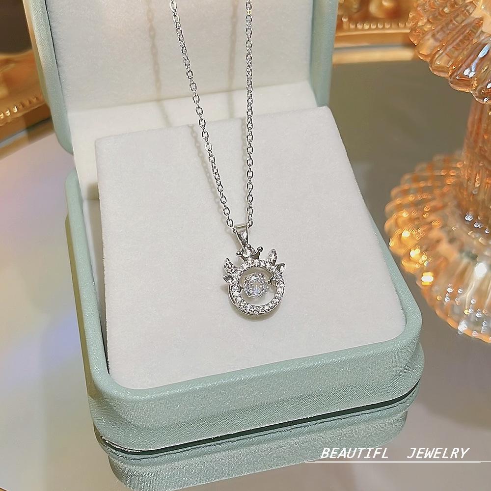 Korea's Best-Selling Clavicle Pendant Necklace - Super Fairy Titanium Steel Jewelry for Women