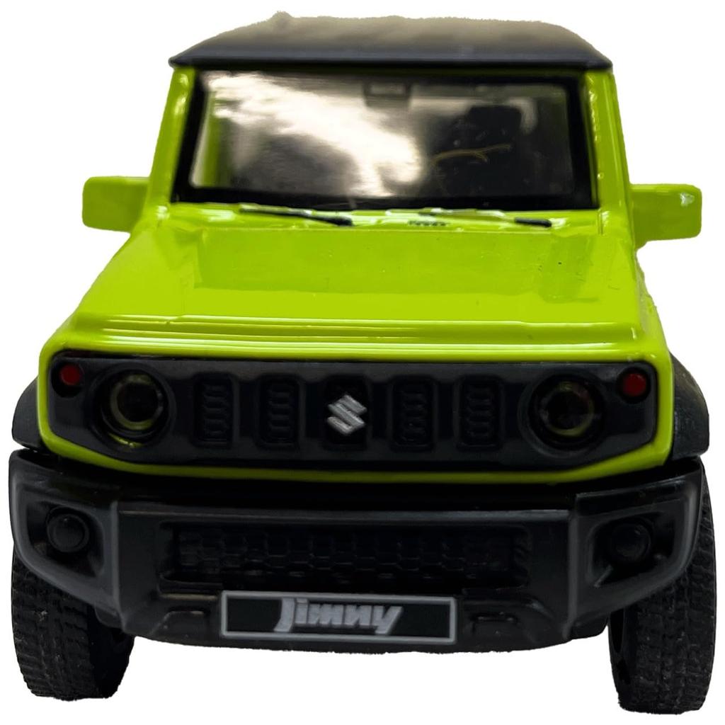 Scale Suzuki Jimny MSZ Diecast Model Car in Yellow Green 1/32