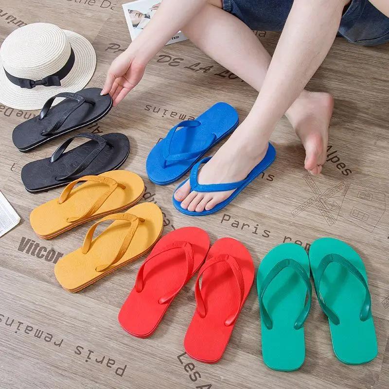 Fashion Male Slipper Bathroom Flip Flops Plain Slides Designer Luxury Clappers 2025 Casual Low Price Fashion Adult Trend Eva Men's Shoe