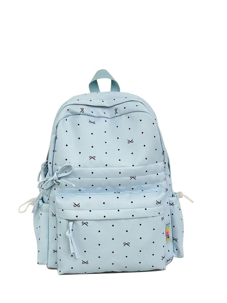 Schoolbag schoolbag junior high school girls girl heart polka dots bow versatile high value primary school backpack women 1011 new