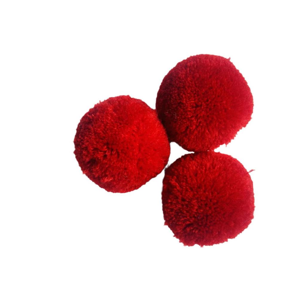 Cashmere DIY Wool and Polyester Plush Pom-Pom Accessories for Pet Toys