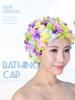 3D Flower Swim Pool Hat Breathable Bathing Cap Soft Long Hair Swimming Bath Cap Ear Protection Comfortable Pool Accesories