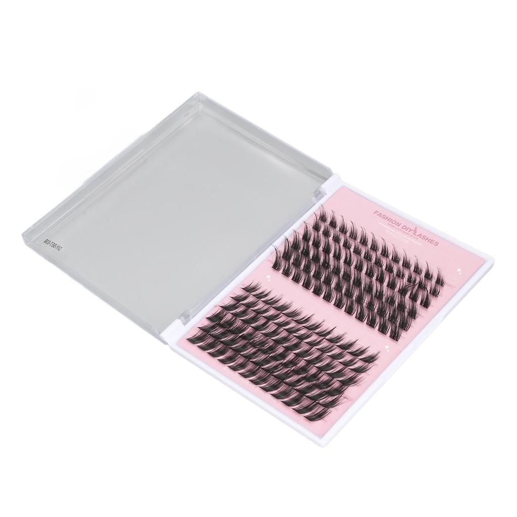 Individual Lashes Cluster Segmented Fluffy Professional DIY Wispy Lashes Cluster for Makeup 036 144