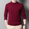 Men's 100% Merino Wool Round Neck Pullover Sweater
