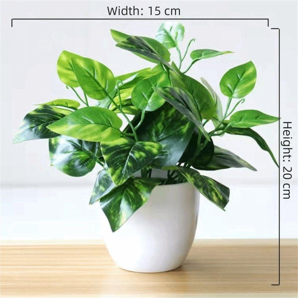 False Plants Artificial Flower Bonsai Simulated Tree Pot Plants Potted Ornaments Home Garden Decor