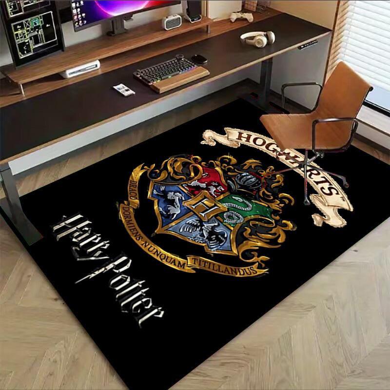 1pc Hogwarts Harry Potter Carpet, for Home & Office Decor, Desk Chair Carpet, Festive GiftL1481