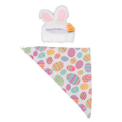 Easter Bunny Goose Outfit Cute Stylish 23 Inch Porch Goose Clothes for Garden Lawn Decoration