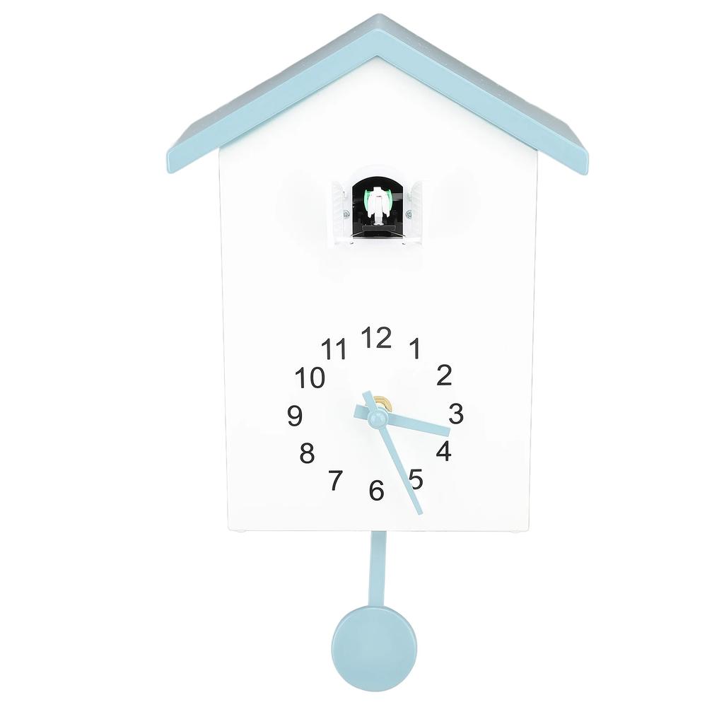 Pendulum Wall Clock Bird House Wall Clock Bird Voice Call Stylish Decorative Pendulum Wall Clock for Office Bedroom Living Room