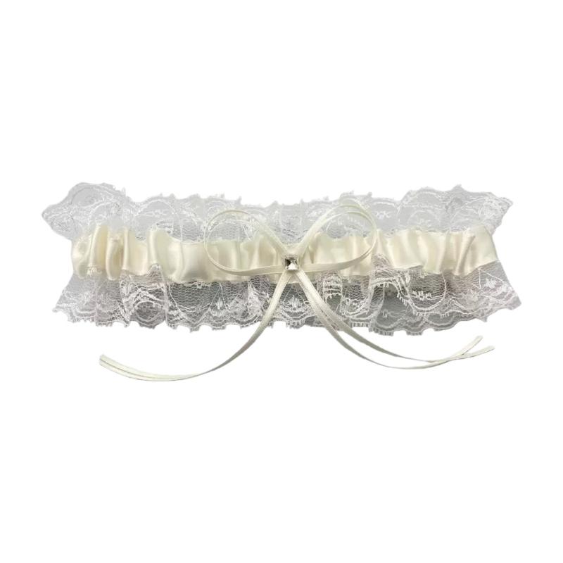Leg Garters Bows Rose Leg Band for Women Unique Party Costume Accessory Lingerie Thigh Chain Wedding Leg Garter