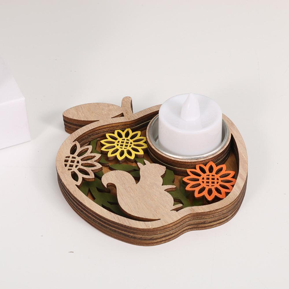 Hollow Candle Holder Halloween Themes Desktop Ornament New Candle Decor Base  Party Supplies